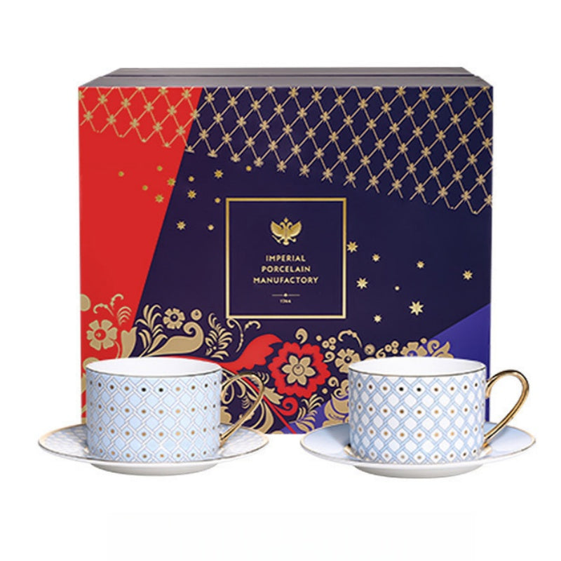LOMONOSOV Fine Bone China STAR Premium Coffee Cup