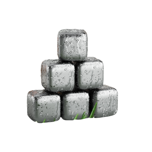 GOGLASSCUP Pure Titanium Ice Cube Whiskey Ice Stone GoGlassCup