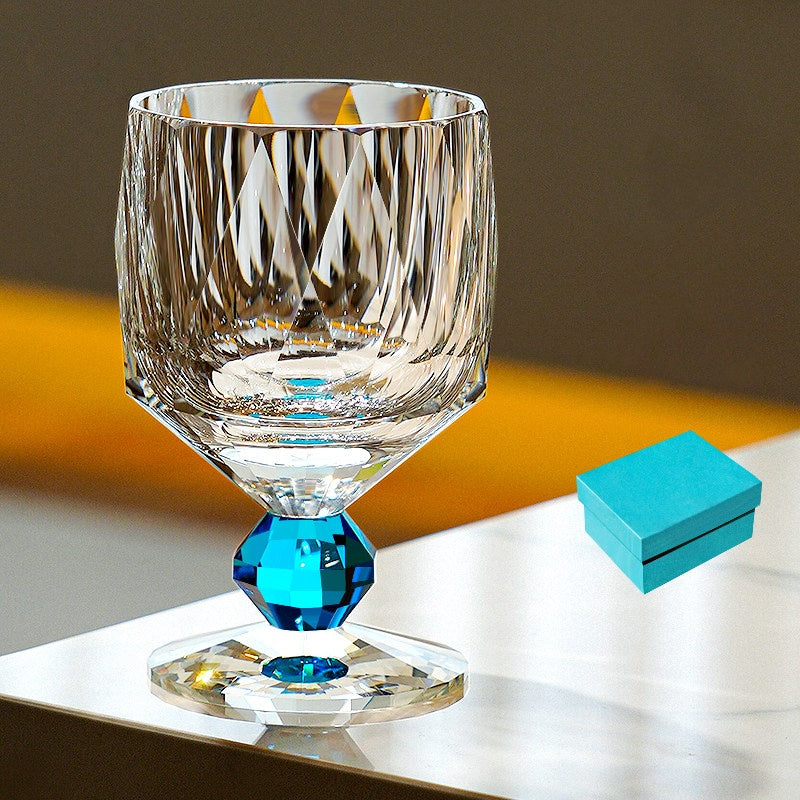 Edo Kiriko Handcrafted Crystal Prism Whisky Glass