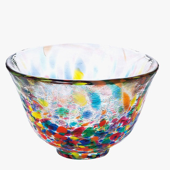 津軽Colorful Handmade Heat-resistant Sake Cup Set Goglasscup