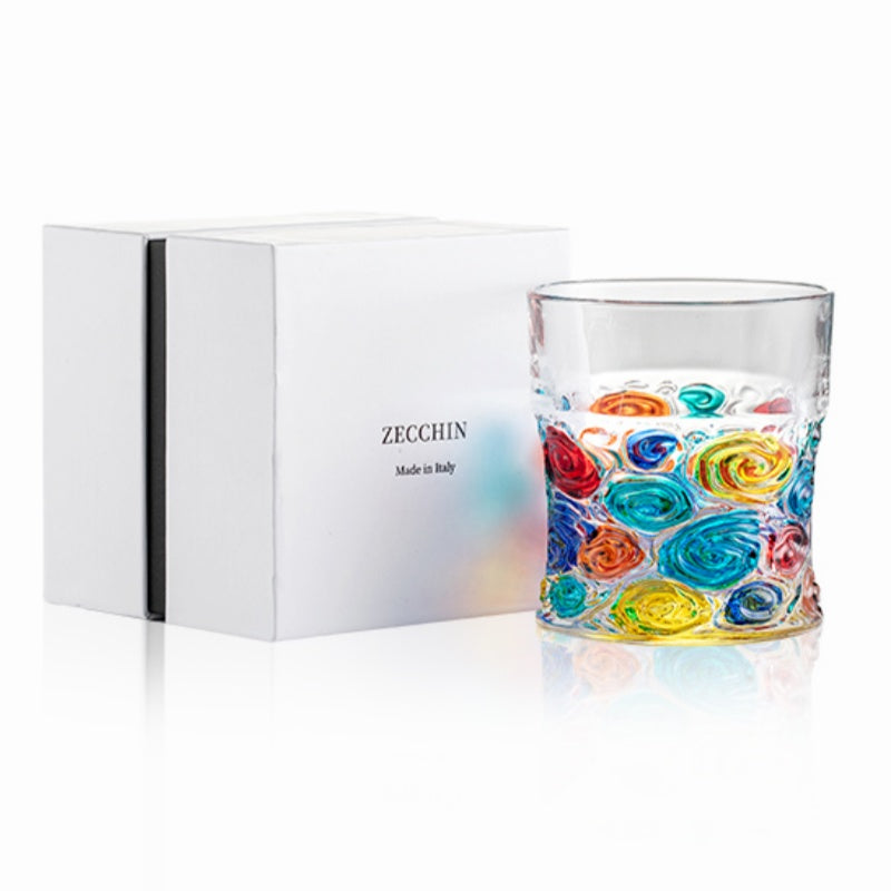 ZECCHIN Colored Glass Whiskey Mosaic Glass