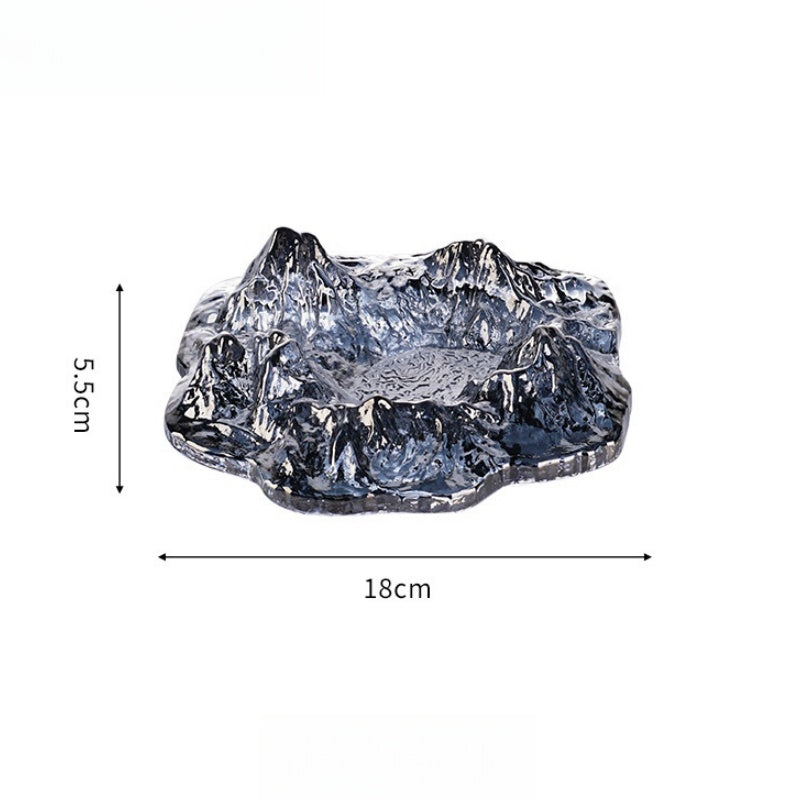 Tlife Iceberg Glass Ashtray GoGlassCup