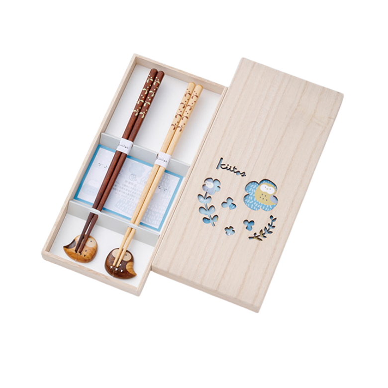 Japanese Handcrafted Wooden Chopsticks Set-KIITOS