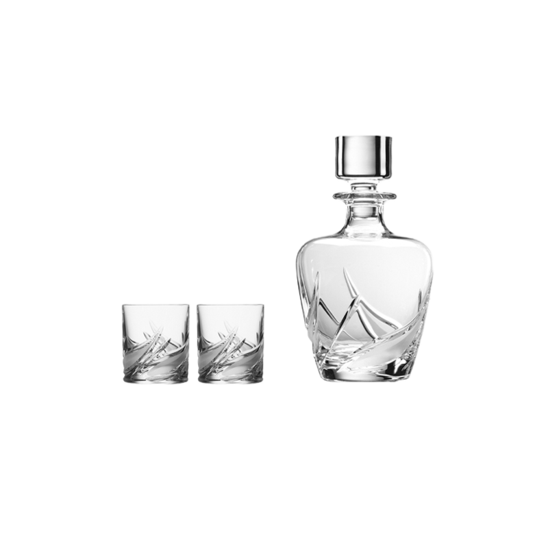 DAVINCI Cetona Whiskey Glass +Wine Decanter