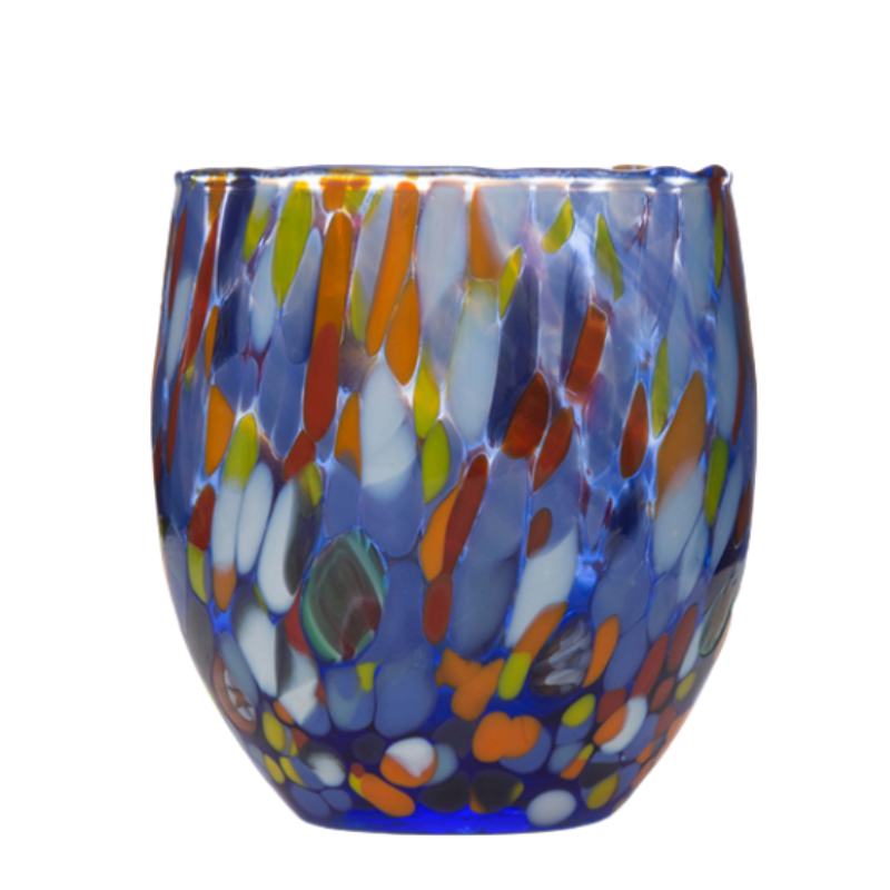 Italian ZECCHIN Handmade Colored Glasses