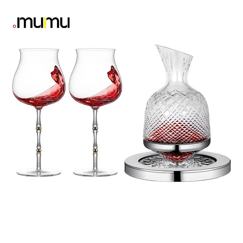 MUMU Handmade Bamboo Series Wine Glass - Goglasscup
