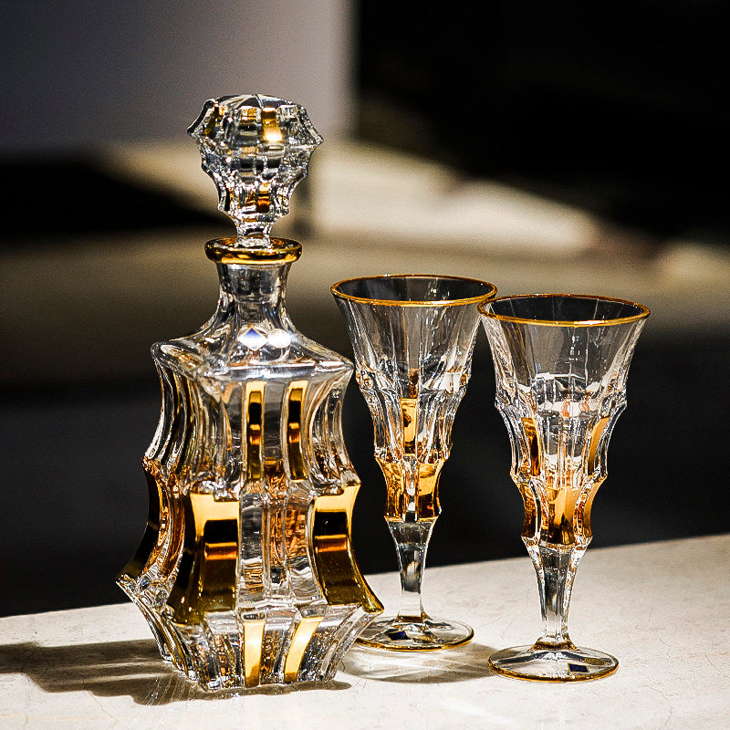 Bohemia Royal Crystal Wine Decanter Set