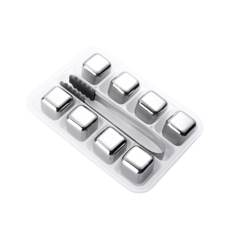 GOGLASSCUP Food Grade Stainless Steel Ice Cubes Goglasscup