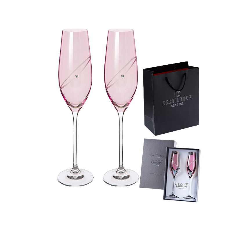 DARTINGTON Celebrate Crystal Goblet Champagne Glass - Goglasscup
