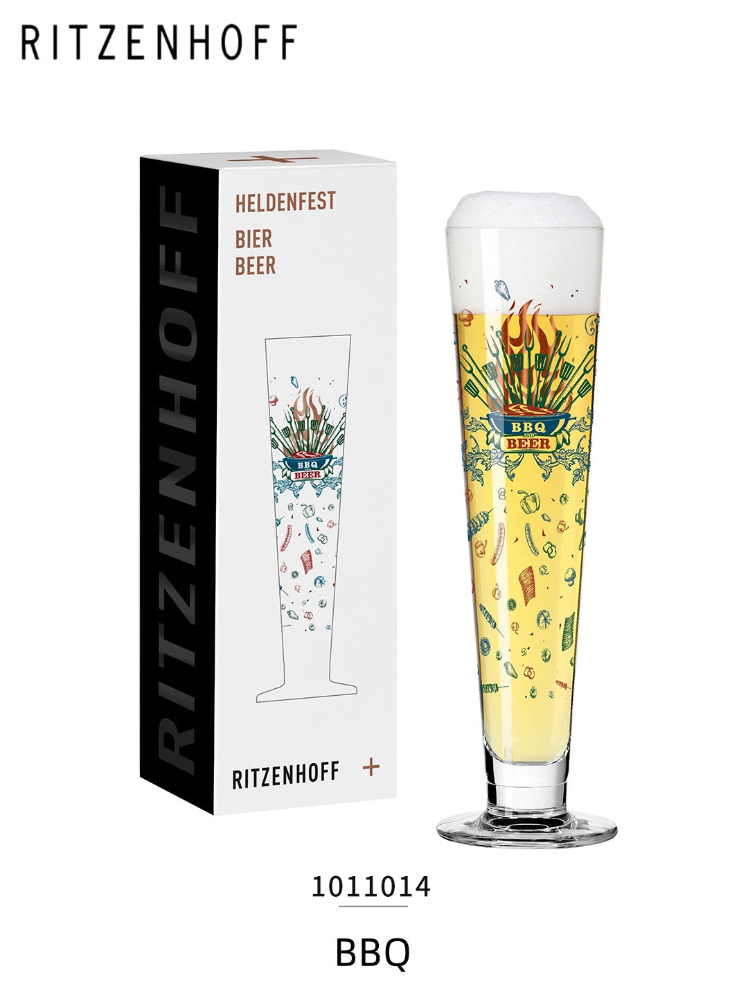 RITZENHOFF Black Label Pilsner Crystal Beer Mug
