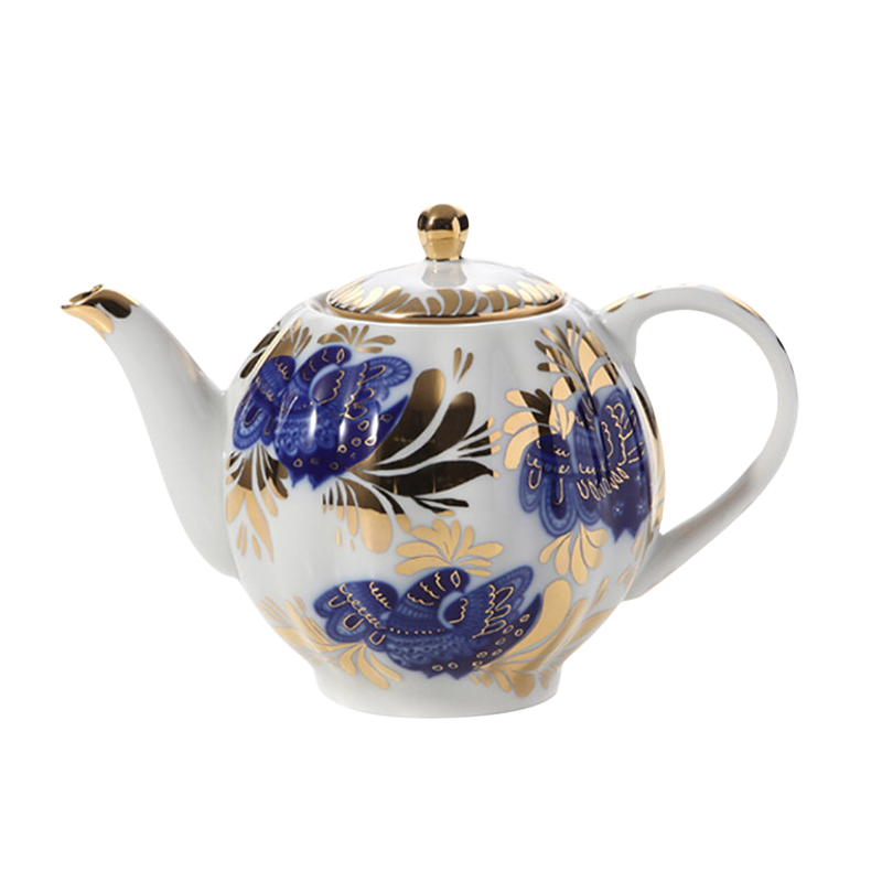 LOMONOSOV Golden Garden Coffee Cup – Premium Fine Ceramic English-Style Afternoon Tea Set