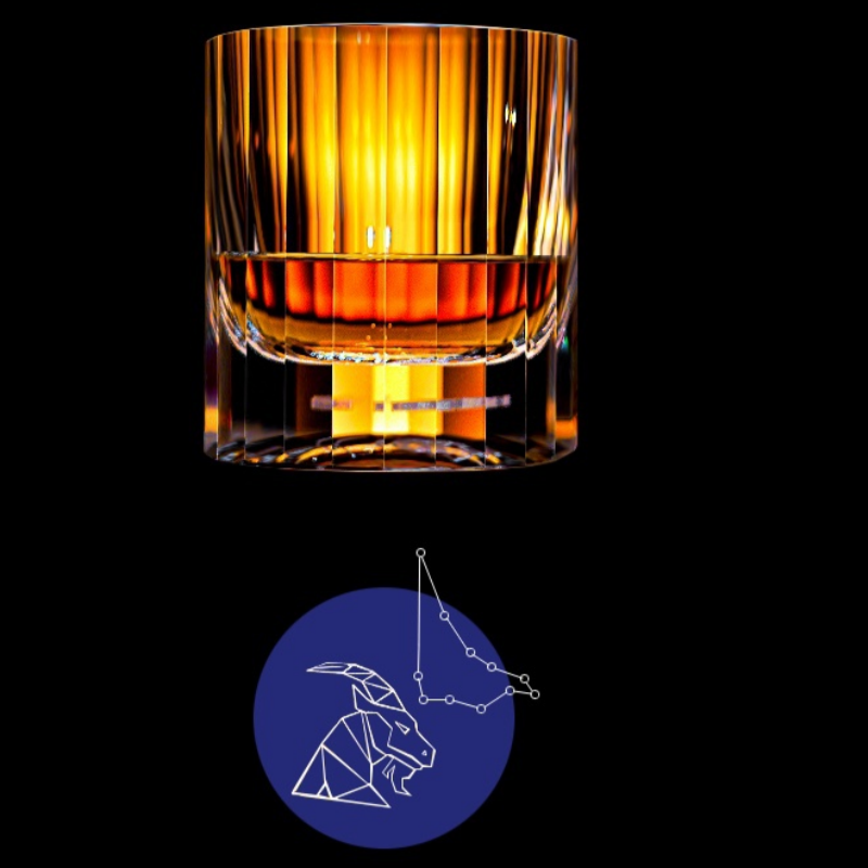 European Crystal 12 Zodiac Signs Whiskey Glass GoGlassCup
