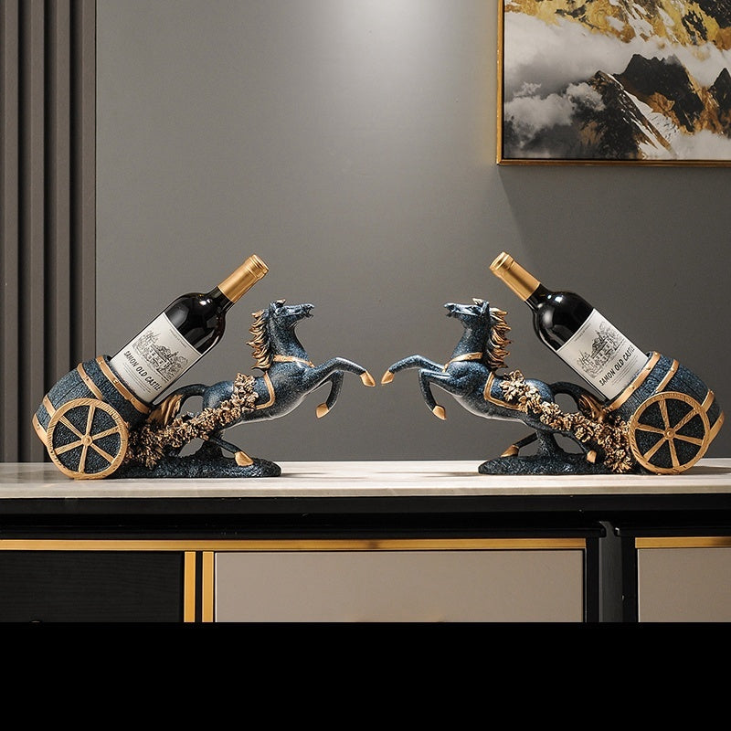 GoGlassCup Premium Horse Wine Rack - Goglasscup