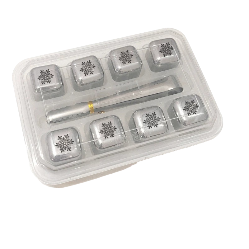 GOGLASSCUP Custom Stainless Steel Ice Cubes Goglasscup