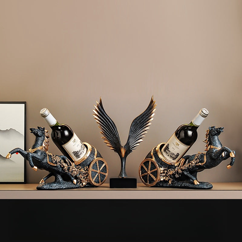 GoGlassCup Premium Horse Wine Rack - Goglasscup