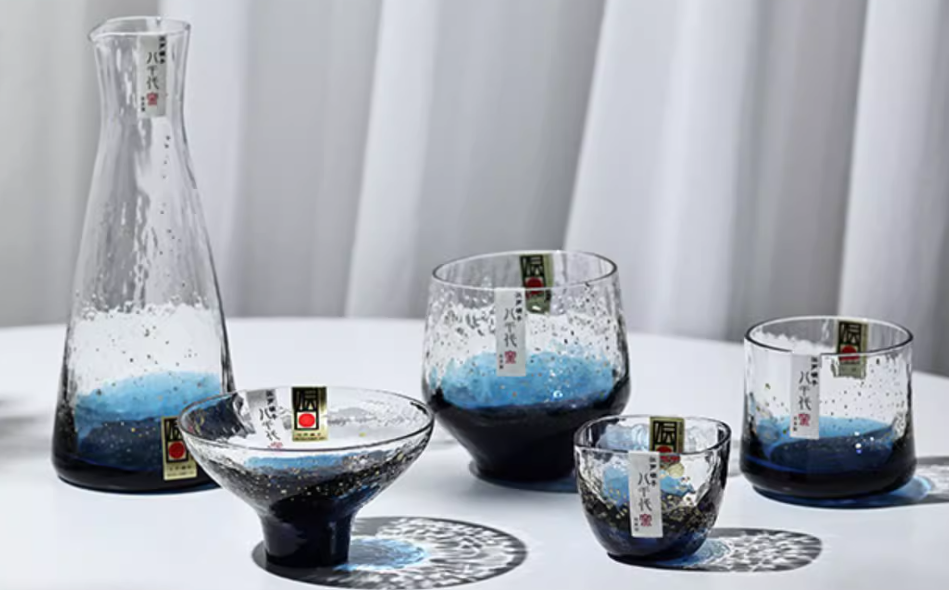 JANPAN Gold Foil Sake Glass Set