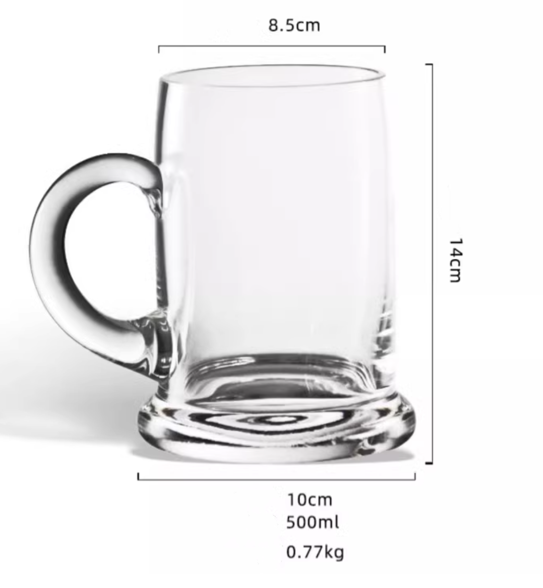 EISCH Hand Made Seidel Tankard Beer Glass - Goglasscup