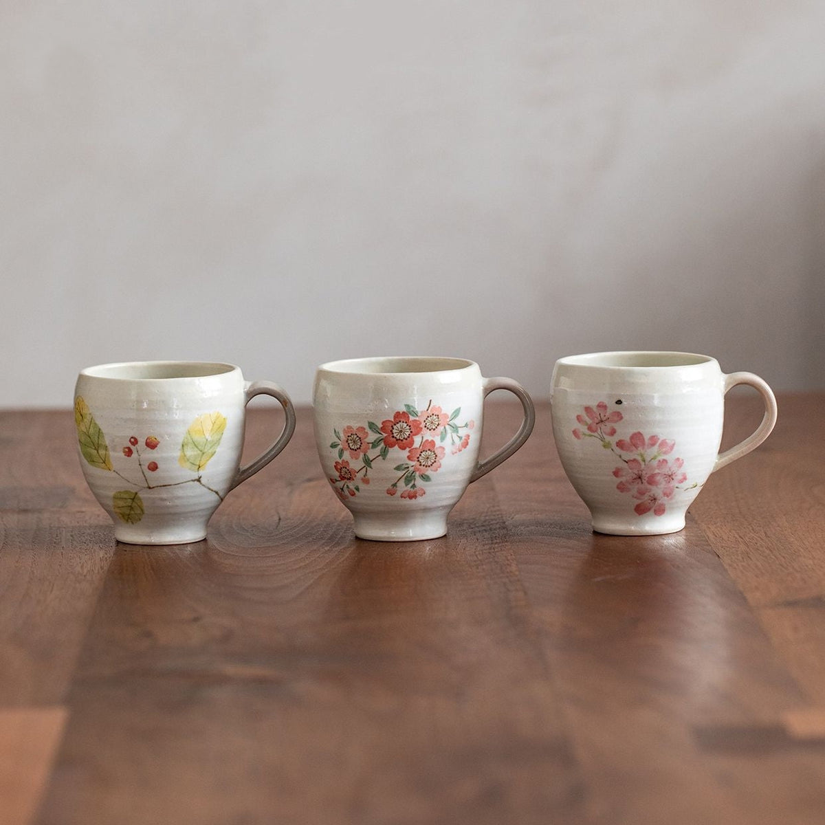 Hatsuichi Mino Ware Kiyohana Ceramic Mug Collection