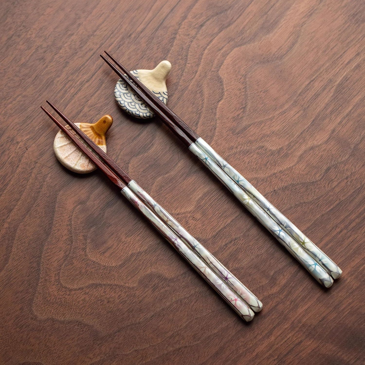 ISHIDA Handcrafted Sazanami Sakura Couple Chopsticks