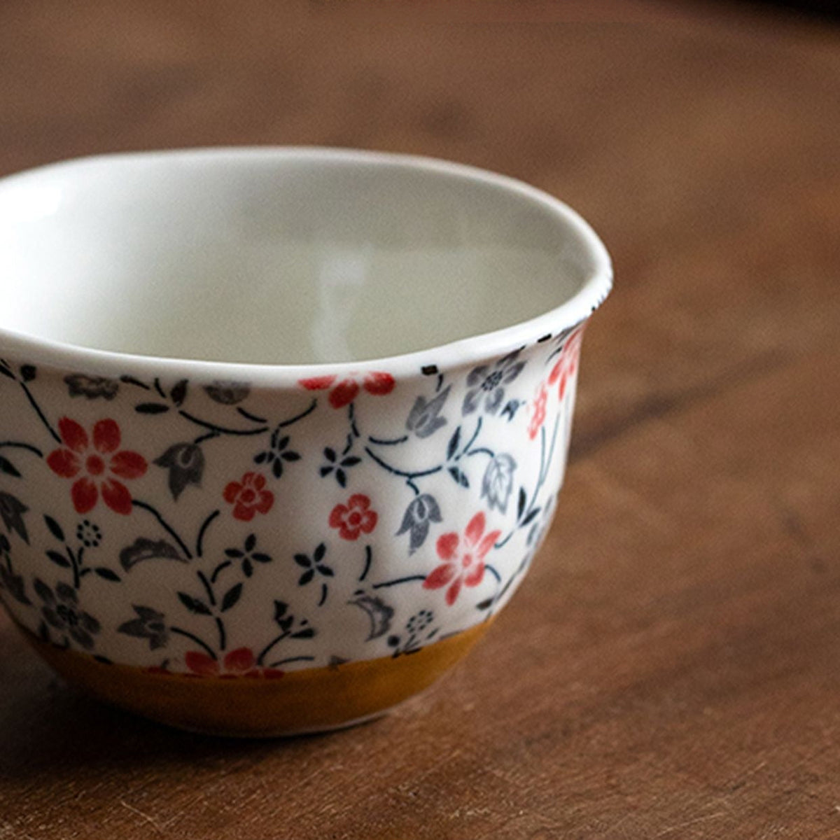 Hatsuichi Mino Ware Usuzakura Ceramic Teacup Set of Five