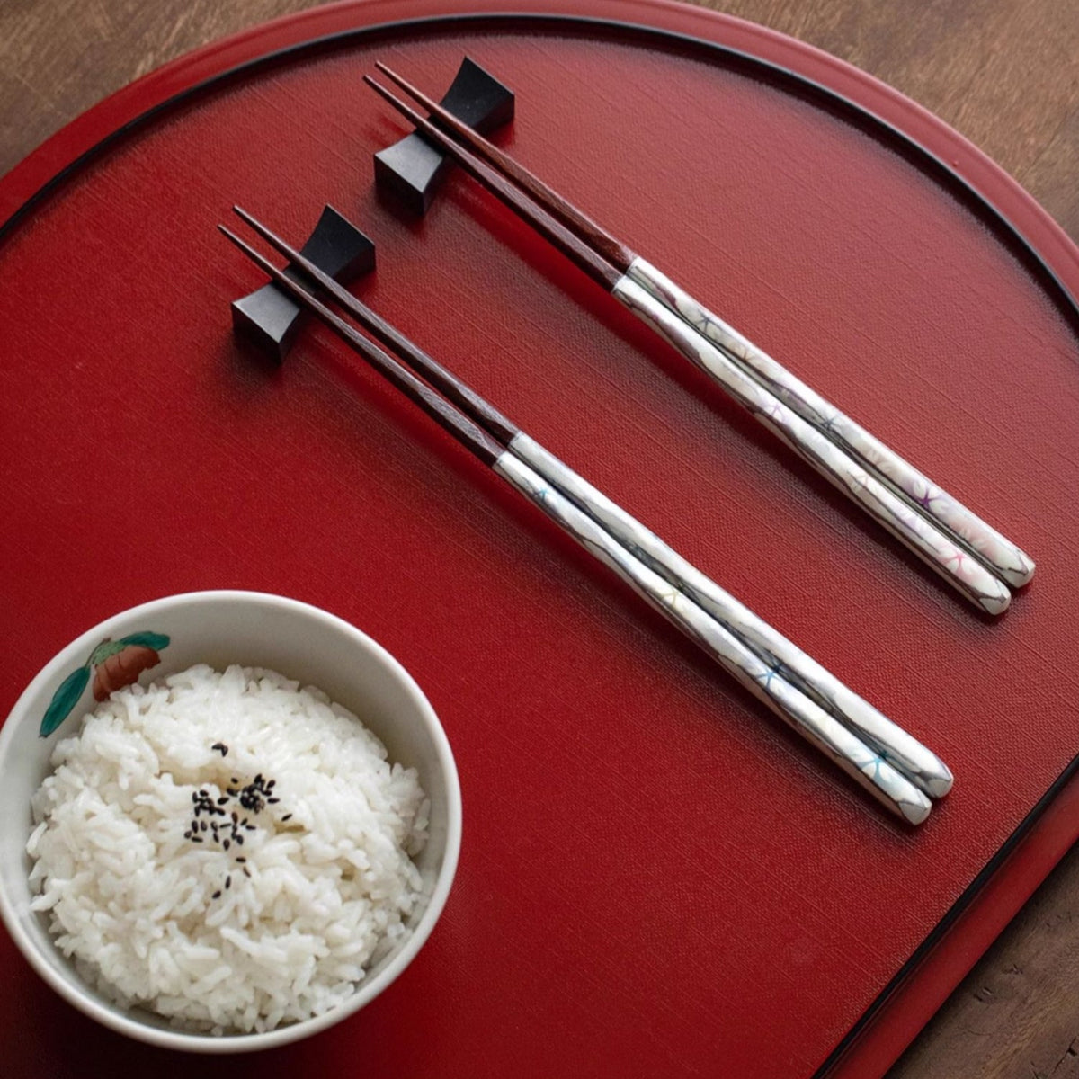 ISHIDA Handcrafted Sazanami Sakura Couple Chopsticks