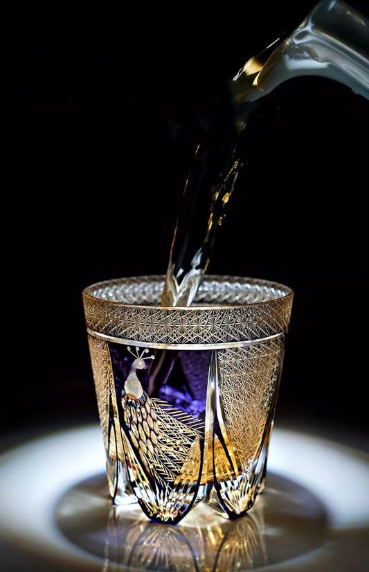 Is the Edo Kiriko Peacock Whiskey Glass the Pinnacle of Luxury and Craftsmanship? 🦚🍷