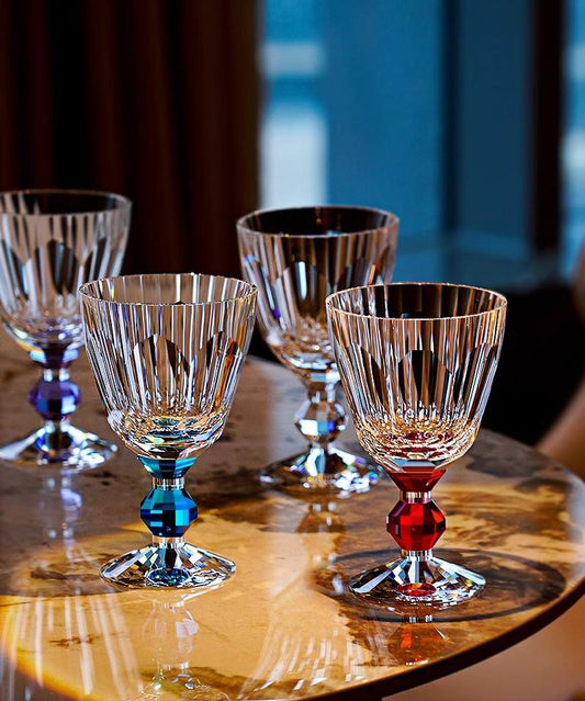 The Rose Flower Language Series of High-Quality Crystal Goblets
