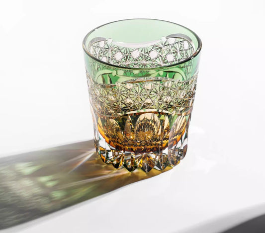 Edo Kiriko Crystal Whiskey Glasses: The Quintessence of Japanese Craftsmanship in Your Whiskey Experience**
