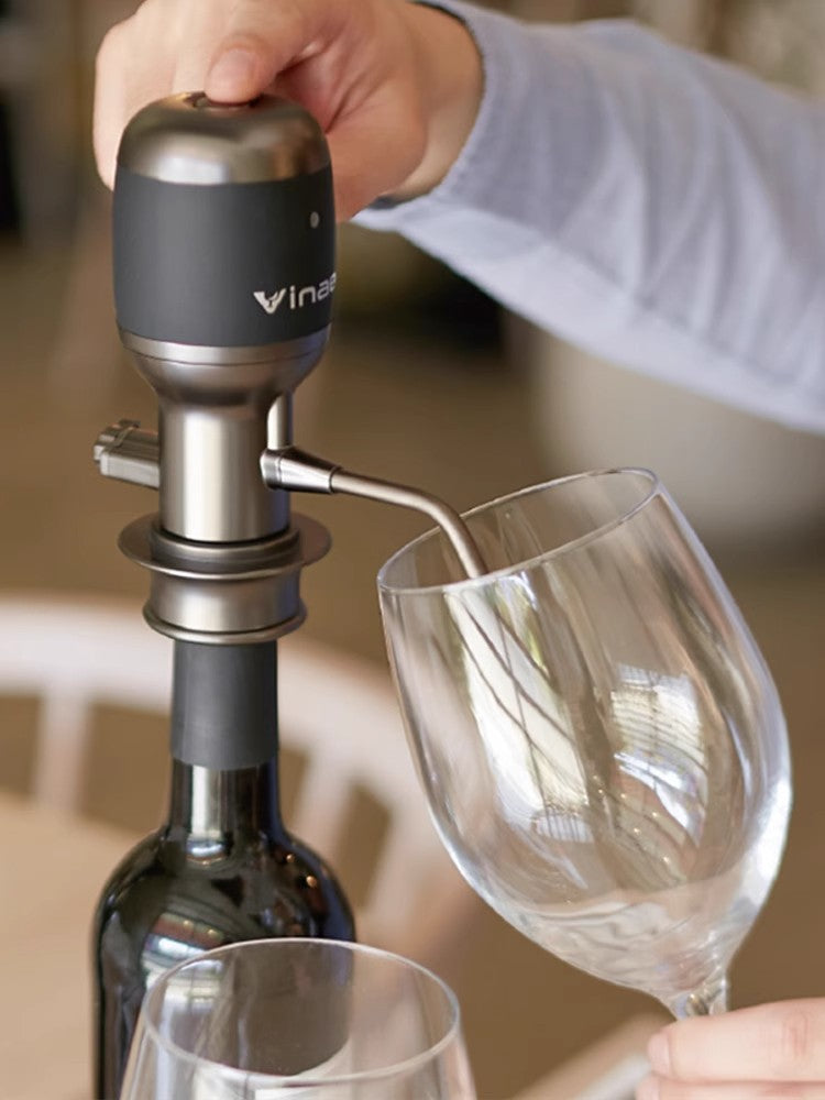 Vinaera Pro Mv7 Adjustable Electric Wine Aerator - Goglasscup