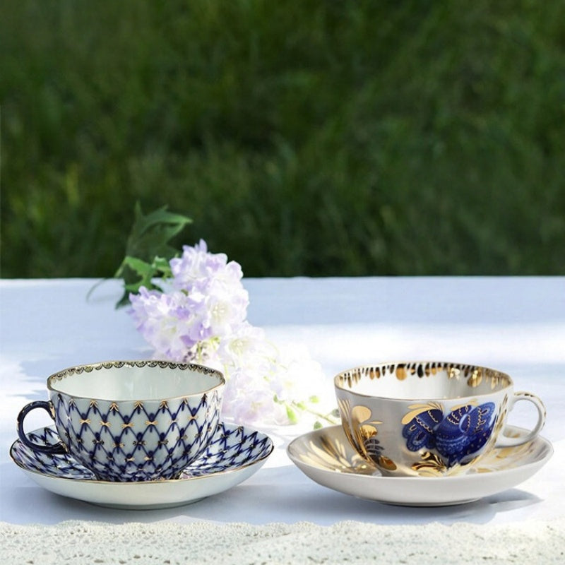 LOMONOSOV Imported Premium Coffee Cup – Exquisite European-Style Afternoon Tea Set Gift Box