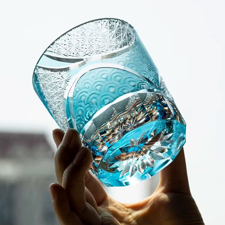 Fluctuate Edo Kiriko Whiskey Glass