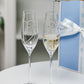 WEDGWOOD Double Heart Champagne Flutes