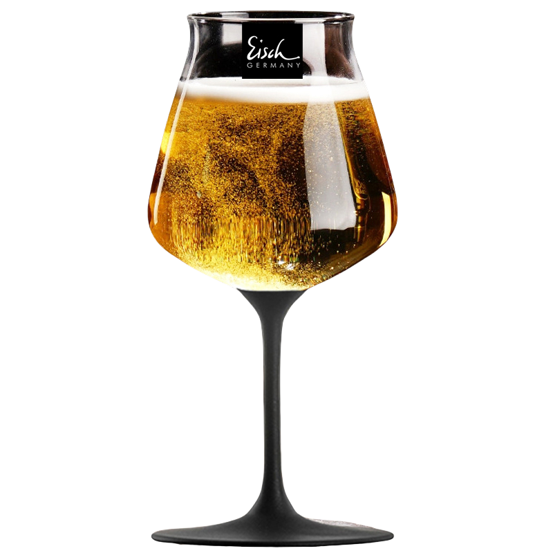 EISCH Frosted Black Rod Beer Glass