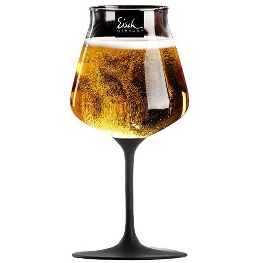 EISCH Frosted Black Rod Beer Glass