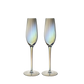 VIANASA'S Dream Pearls Colored Champagne Flutes