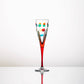 ZECCHIN Polka Dot Venetian Handmade Champagne Flutes - Goglasscup