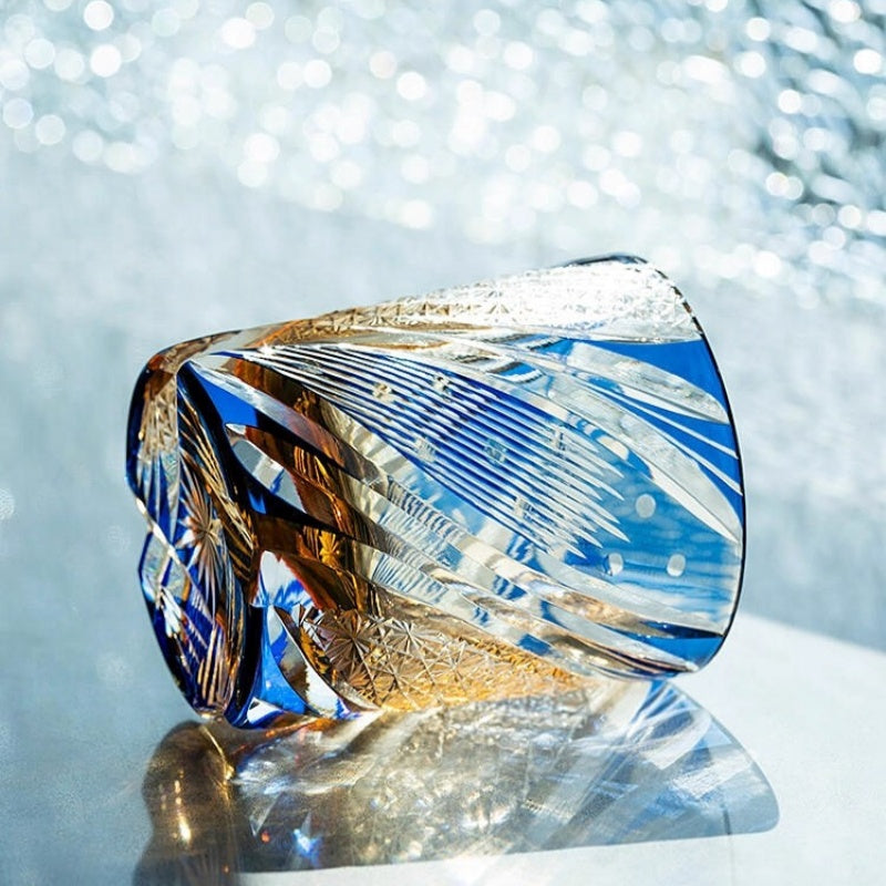 Meteor Edo Kiriko Whisky Glass