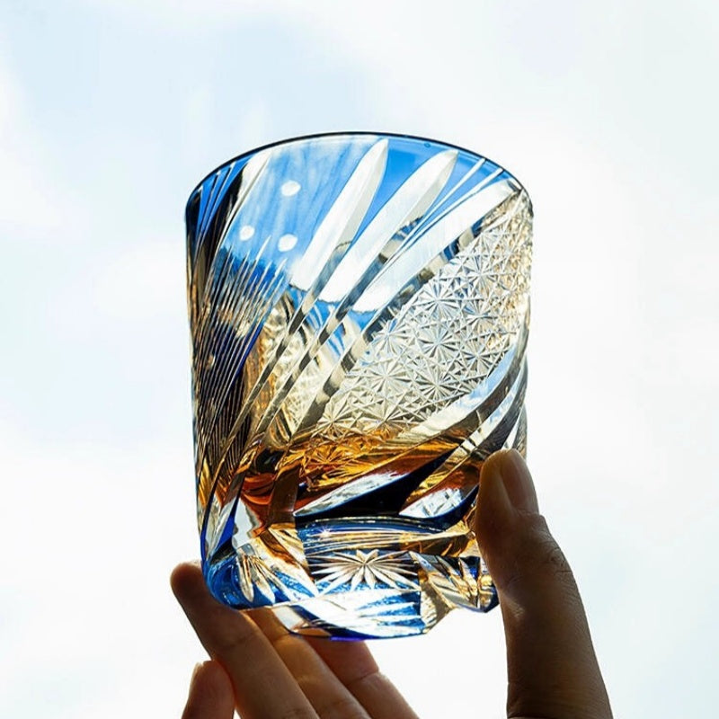 Meteor Edo Kiriko Whisky Glass