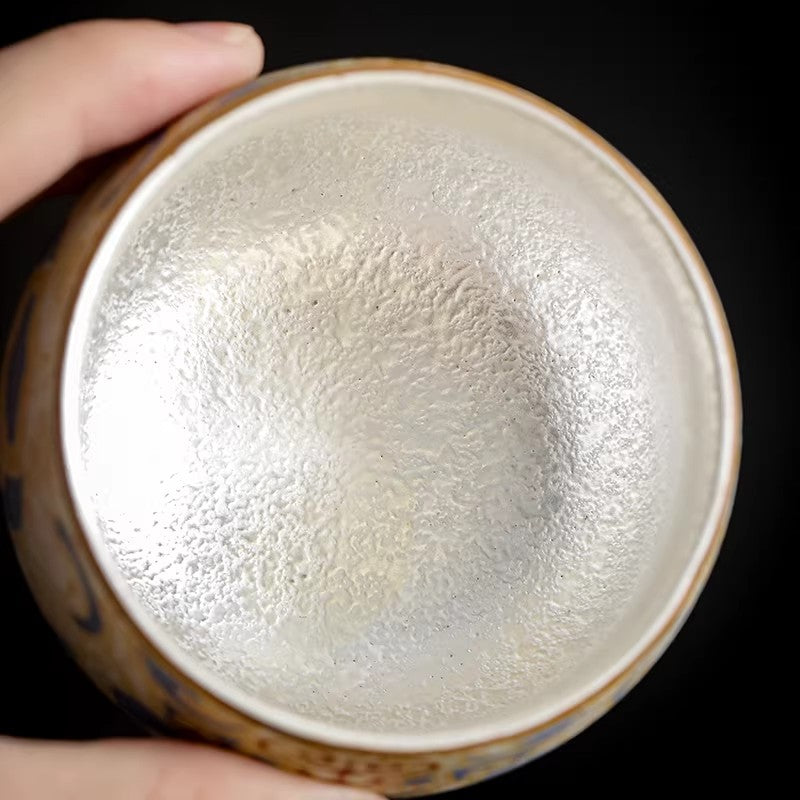 DunHuang Gilded Silver Master Tea Cups