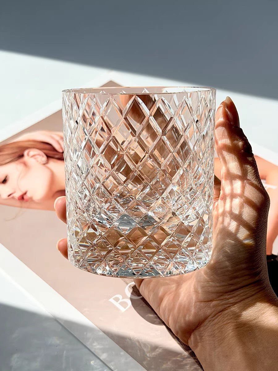 Rhombus K9 Crystal Whiskey Glass