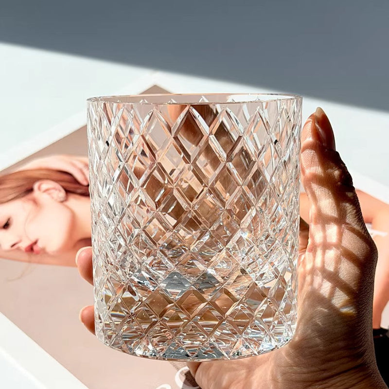 Rhombus K9 Crystal Whiskey Glass