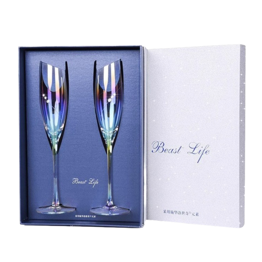 Swarovski Fantasy Colorful Champagne Glass
