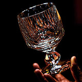 Edo Kiriko Handcrafted Crystal Prism Whisky Glass