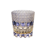 VIANASA'S Edo Kiriko Kasaneirome Shihou Whiskey Glass