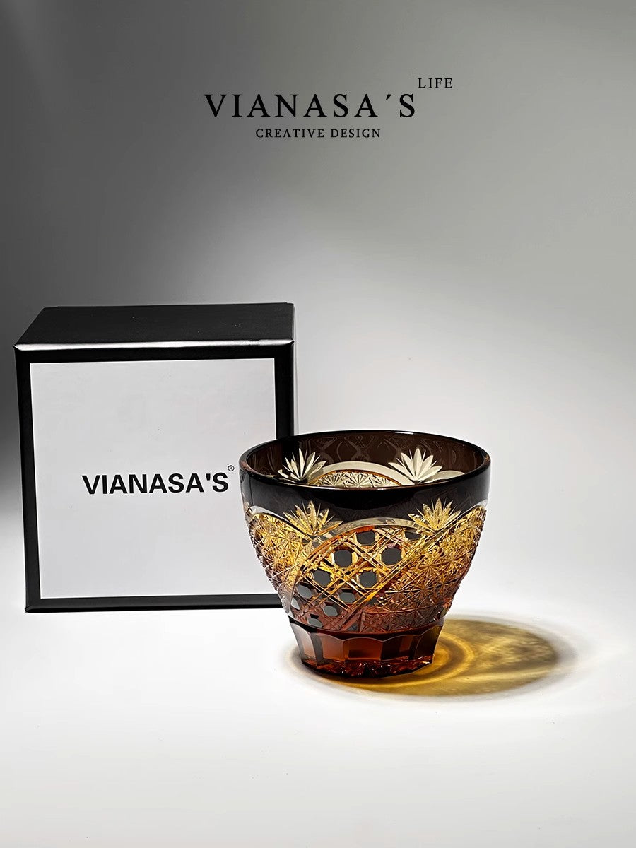 VIANASA'S Cold Rainy Night Crystal Glass-Limited Edition