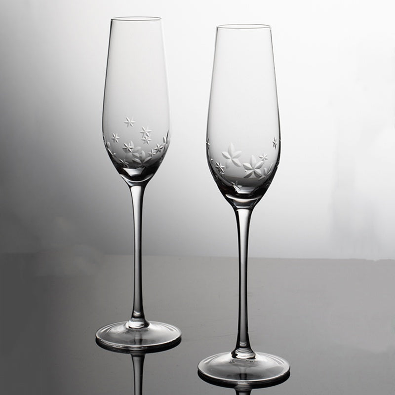 GOGLASSCUP Star Flower Champagne Glass - Goglasscup