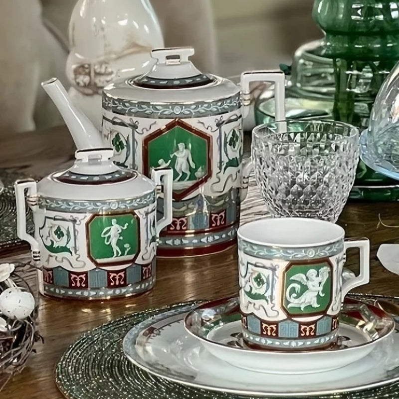 LOMONOSOV Ancient Roman Art Tea Set