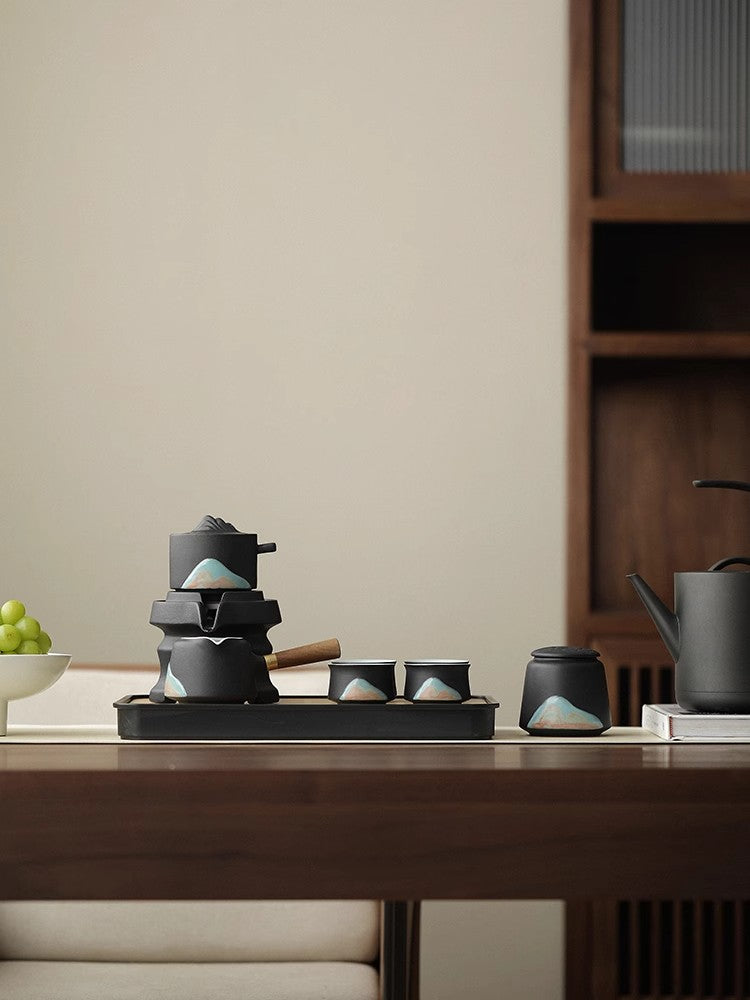 Forbidden City Cultural Creativity Distant Hills Automatic kungfu Tea Set