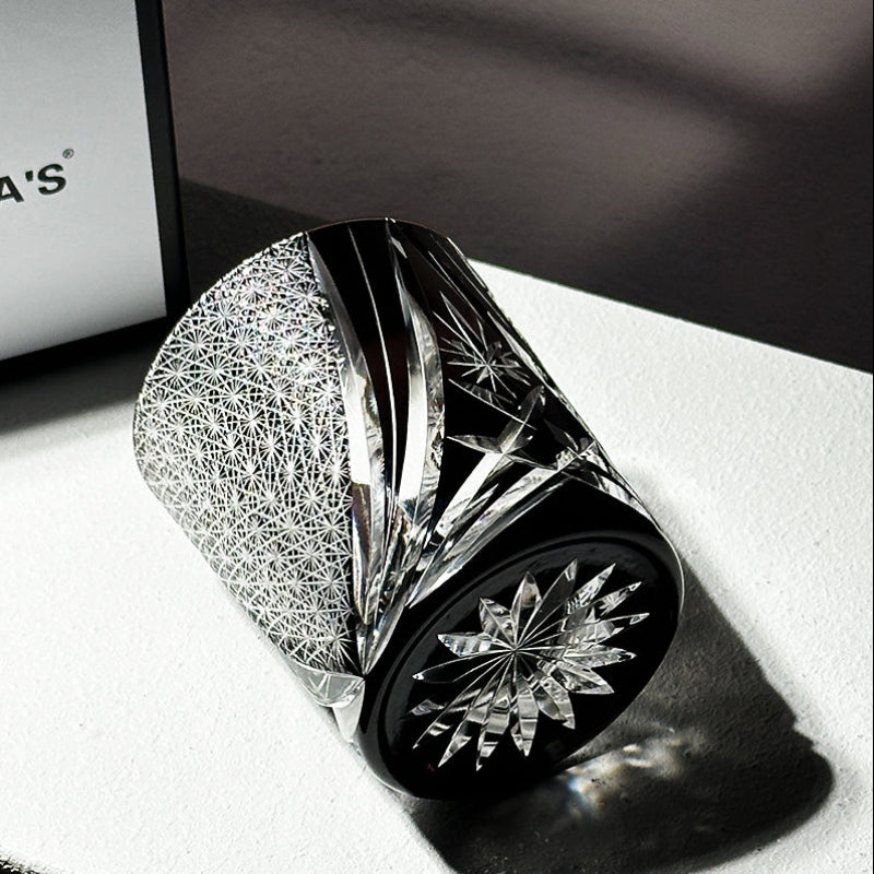 Night Eternal Day Edo Kiriko Glass