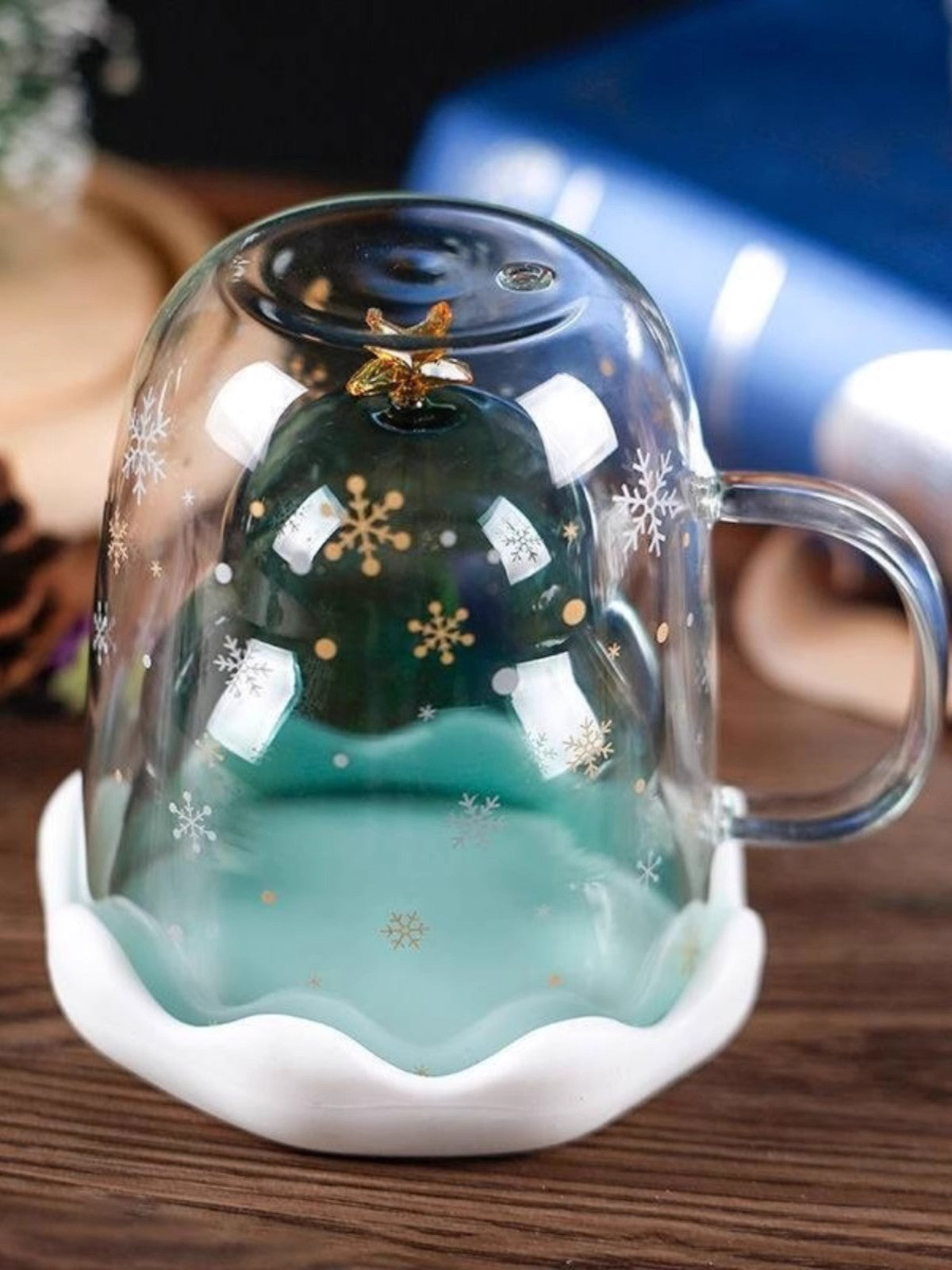 GOGLASSCUP Christmas Wishing Cup with Lid